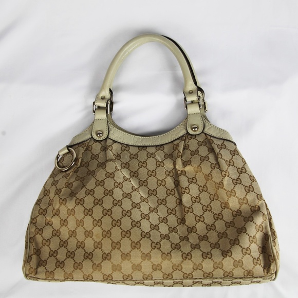 Authentic Gucci Sukey Hobo Tote Handbag 